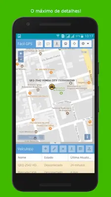 Fácil GPS Rastreamento android App screenshot 1